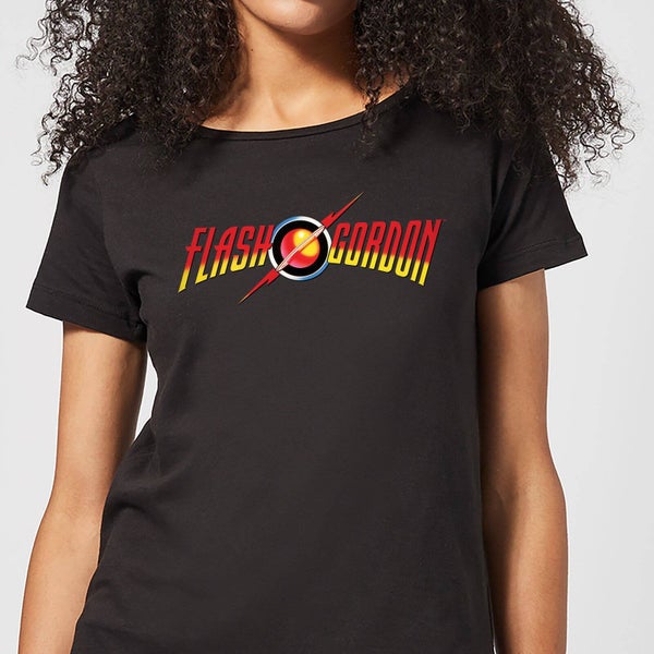 Flash Gordon Movie Logo Women's T-Shirt - Black