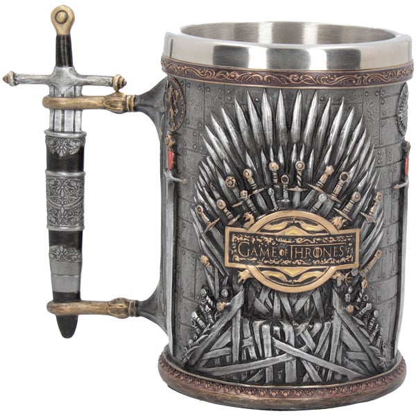 Exclusieve Game of Thrones Silver Iron Throne bierpul