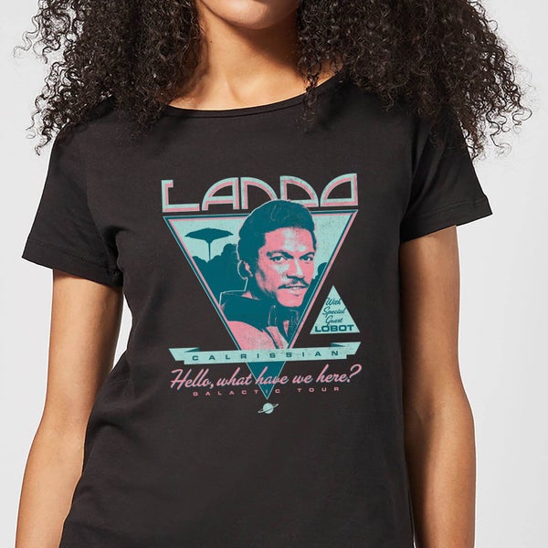 Star Wars Lando Rock Poster Damen T-Shirt - Schwarz