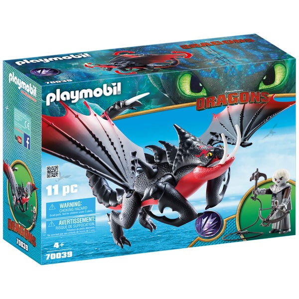 Playmobil DreamWorks Dragons Deathgripper with Grimmel (70039)