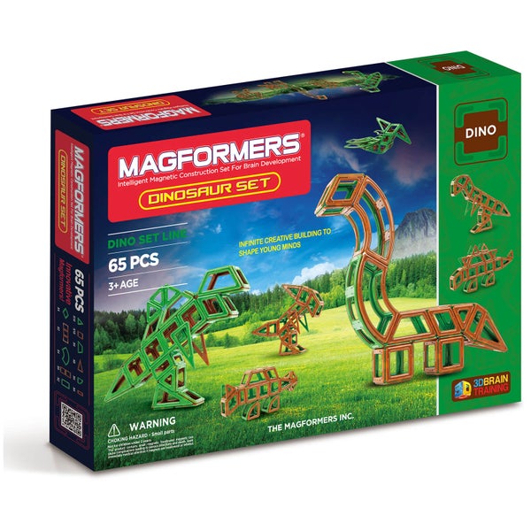 Magformers Dinosaurier Set – 65 Stücke