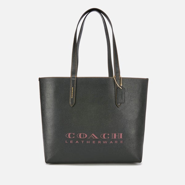 Coach Women's Crossgrain Leather 195 Tote Bag - Black