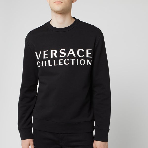 Versace Collection Men's Logo Sweatshirt - Black