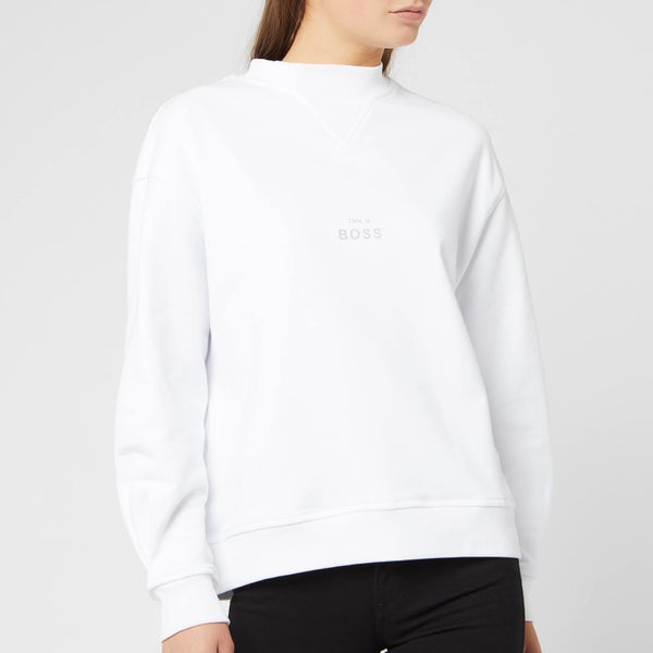 BOSS Women's Tacrush Sweatshirt - White