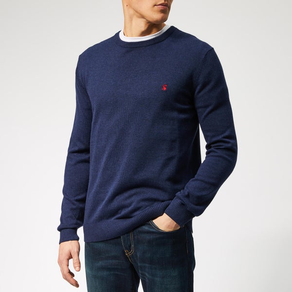 Joules Men's Jarvis Crew Neck Knit - French Navy Marl