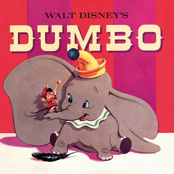 Dumbo 40 x 40cm Canvas Print