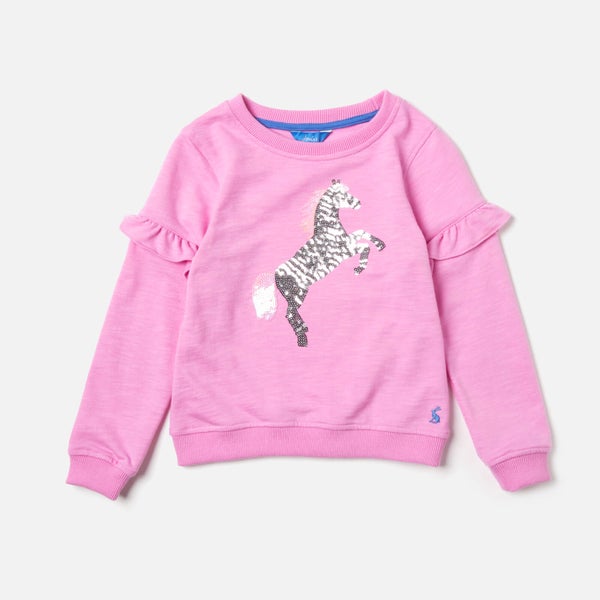 Joules Girls' Tiana Sweatshirt - Light Pink
