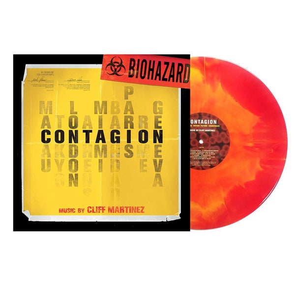 Cliff Martinez: Contagion – Original Film Soundtrack (limitierte „Biohazard“ Vinyl-Edition in Gold und Rot) LP