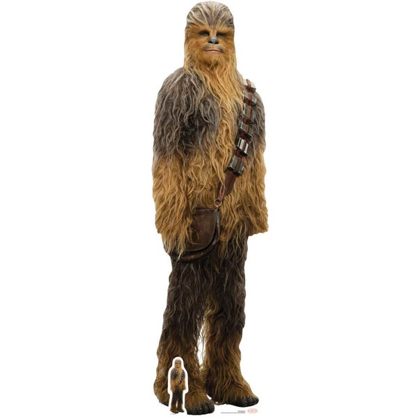 Star Wars : Les Derniers Jedi - Chewbacca - Découpe en carton à taille réelle