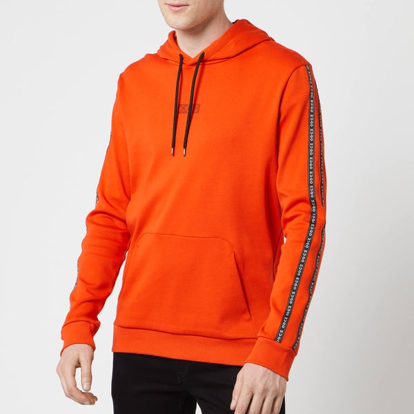HUGO Men's Dercolano Sweatshirt - Dark Orange