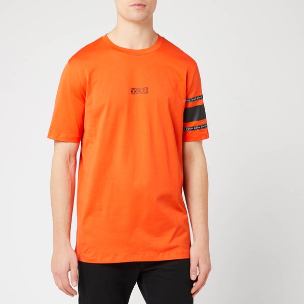HUGO Men's Durned-U6 T-Shirt - Dark Orange