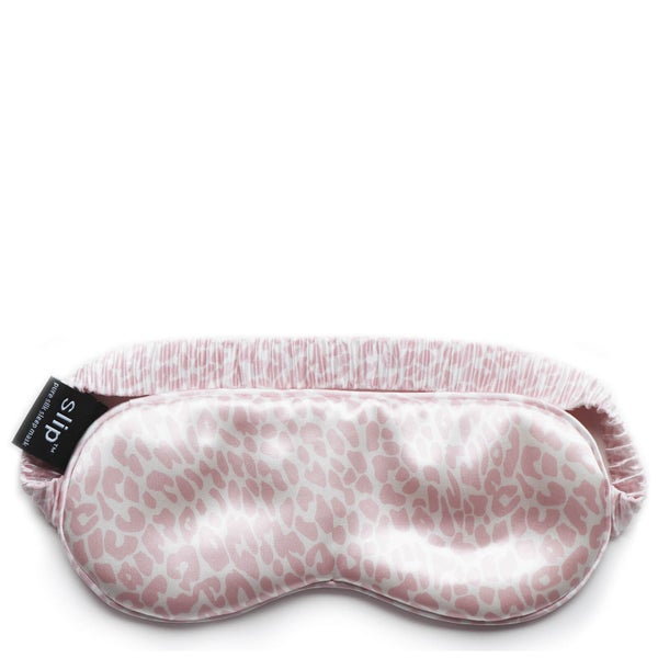 Slip Silk Sleep Mask - Pink Snow Leopard