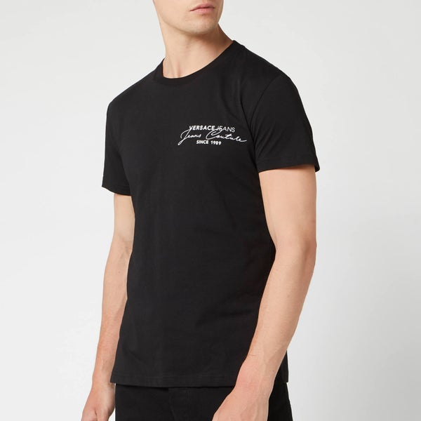 Versace Jeans Men's Small Logo T-Shirt - Black