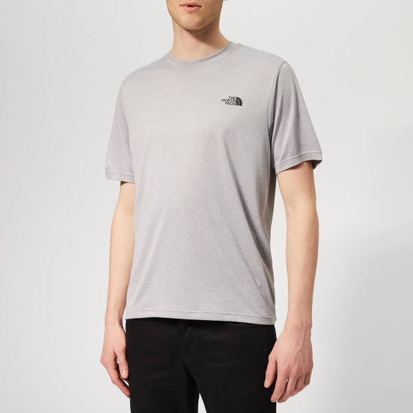 The North Face Men's Reaxion AMP Crew Neck Short Sleeve T-Shirt - TNF Light Grey Heather