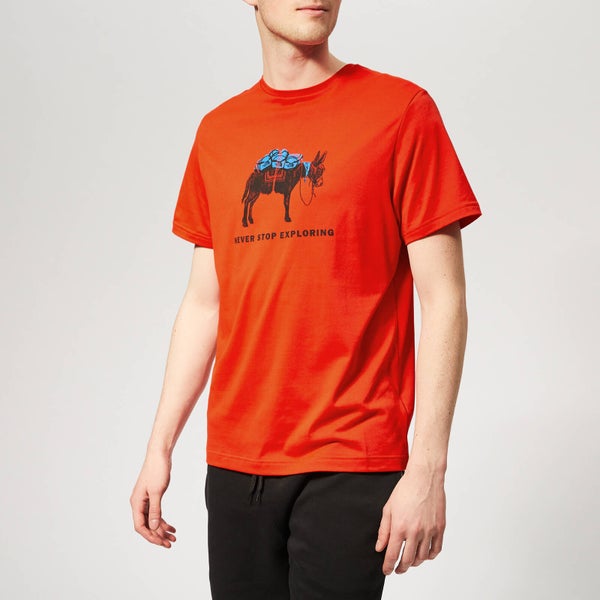 The North Face Men's Tansa Short Sleeve T-Shirt - Fiery Red