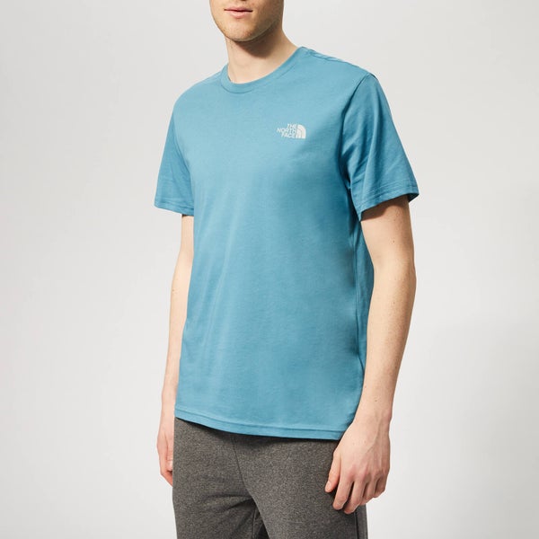 The North Face Men's Simple Dome Short Sleeve T-Shirt - Storm Blue