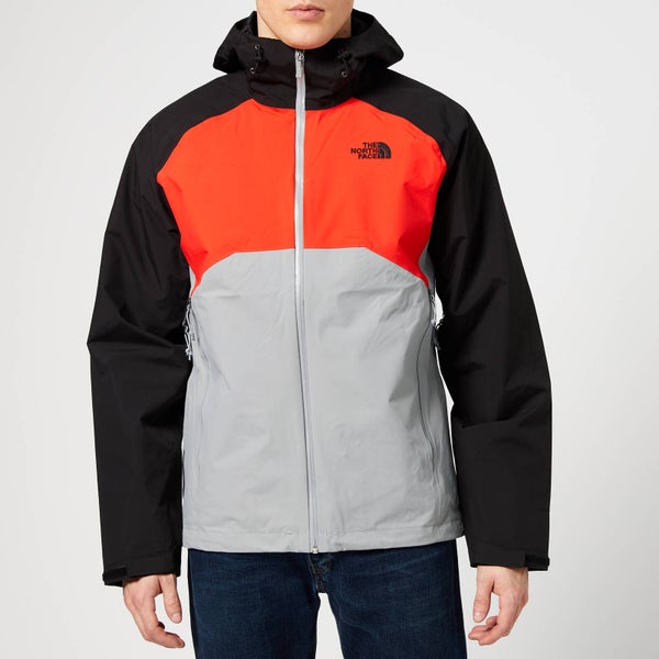 The North Face Men's Stratos Jacket - Mid Grey/Fiery Red
