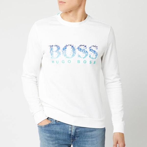 BOSS Men's Salbo Iconic Sweatshirt - White