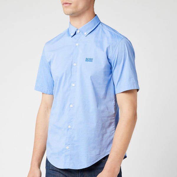 BOSS Men's Biadia Shirt - Medium Blue