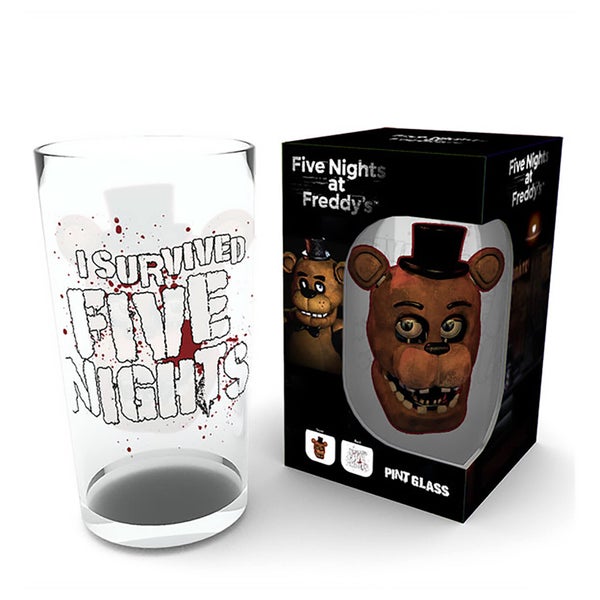 Five Nights at Freddy's Fazbear Pint Glass