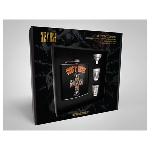 Guns N' Roses Hip Flask Set