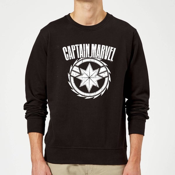 Captain Marvel Logo Sweatshirt - Black