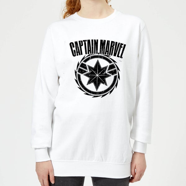 Captain Marvel Logo dames trui - Wit