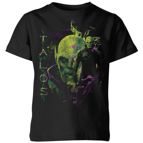 Captain Marvel Talos Kids' T-Shirt - Black
