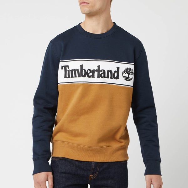Timberland Men's Cut and Sew Sweatshirt - Dark Sapphire