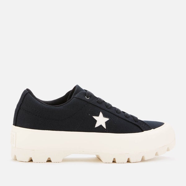 Converse Women's One Star Lugged Ox Trainers - Black/Egret