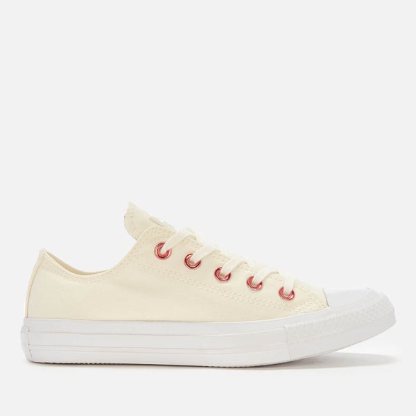 Converse Women's Chuck Taylor All Star Ox Trainers - Egret/Rhubarb/White