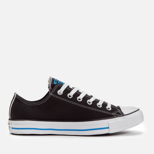 Converse Men's Chuck Taylor All Star Ox Trainers - Black/Totally Blue/White