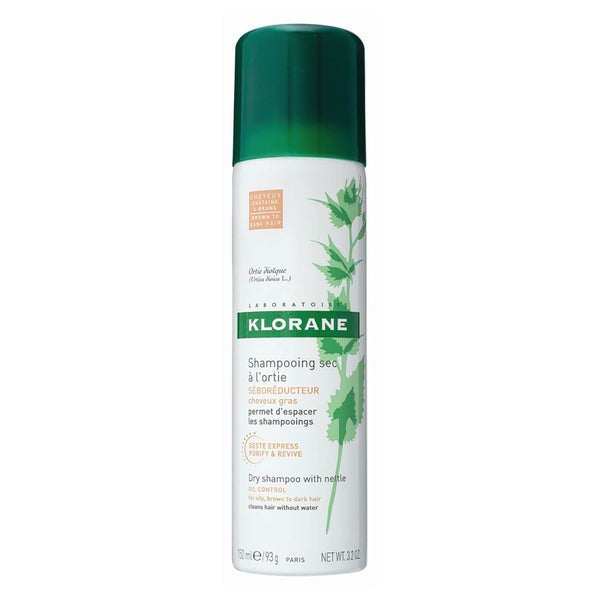 KLORANE Dry shampoo with nettle - dark hair 3.2 oz