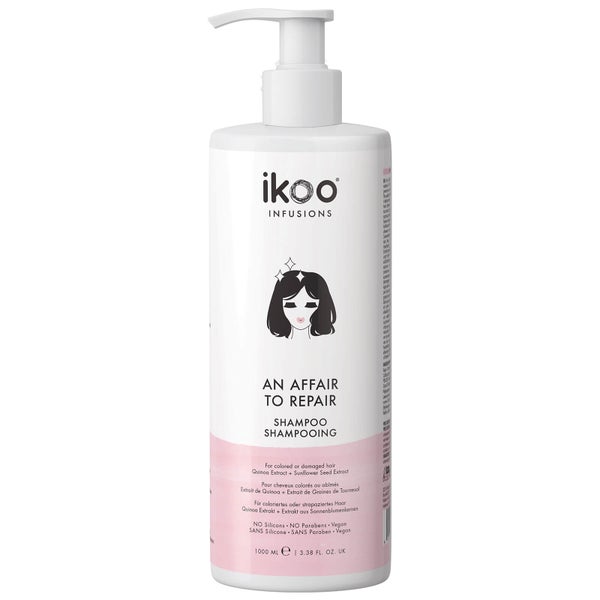 Восстанавливающий шампунь для волос ikoo Shampoo - An Affair to Repair, 1000 мл