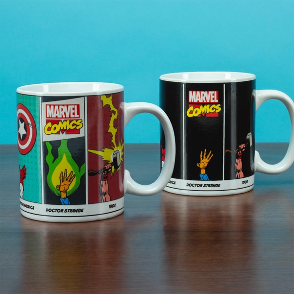 Marvel Comics Powers Heat Change Mug