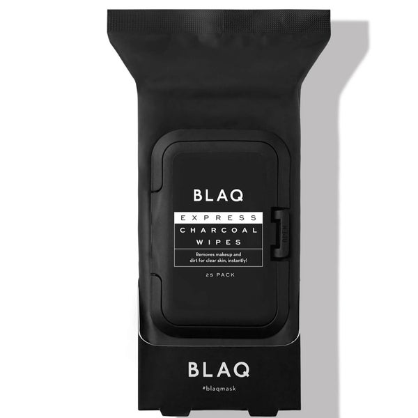 BLAQ Express Charcoal Wipes (25 Pack)