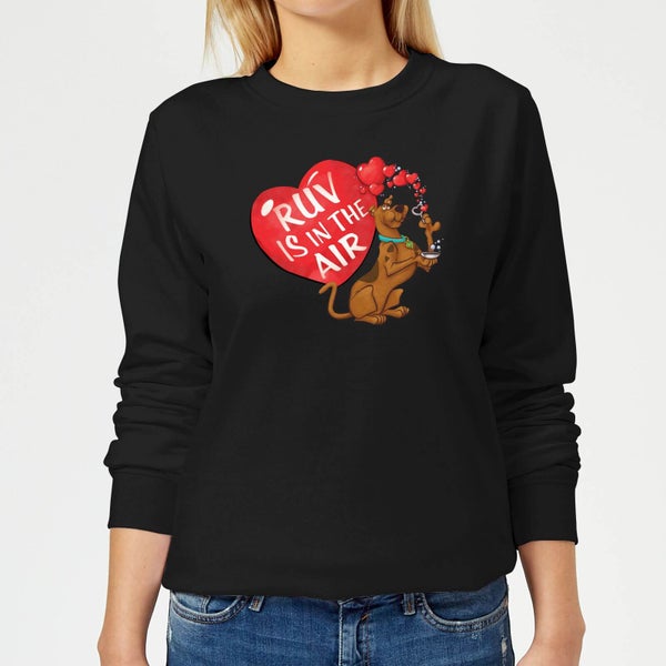 Scooby Doo Ruv Is In The Air Women's Sweatshirt - Black