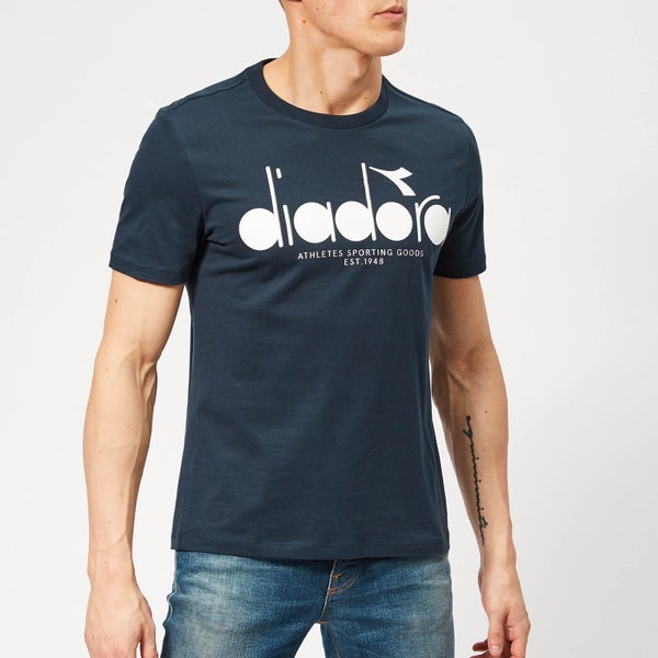 Diadora Men's Bl Short Sleeve T-Shirt - Blue Denim
