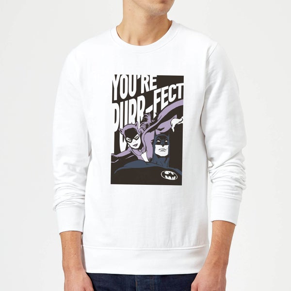 Batman You're Purr-fect Sweatshirt - White