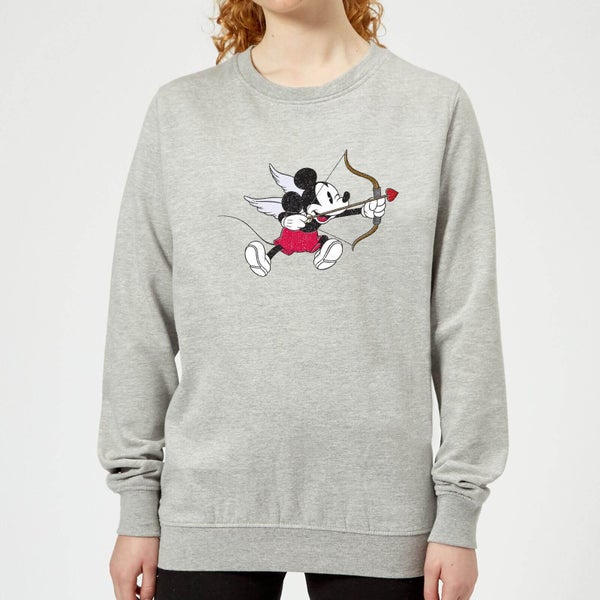 Disney Mickey Cupid Pocket Women's Sweatshirt - Grey