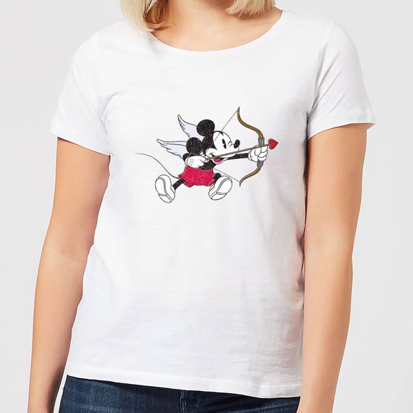 Disney Mickey Cupid Women's T-Shirt - White