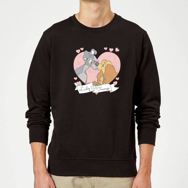 Disney Lady And The Tramp Love Sweatshirt - Black