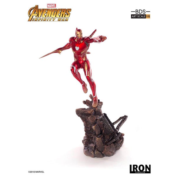 Statuette Iron Man Mark L à l'échelle 1/10 BDS Art Scale Avengers Infinity War 31cm - Iron Studios