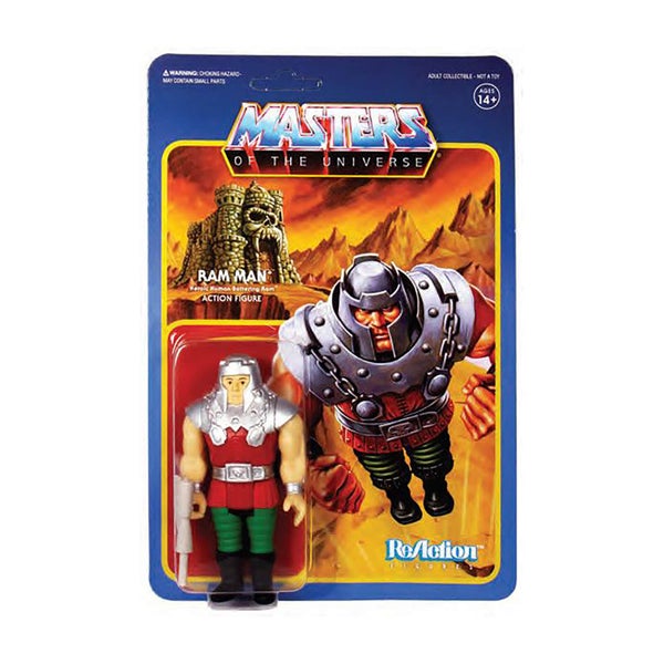 Super7 Masters of the Universe ReAction Actionfigur Wave 4 Ram Man 10 cm
