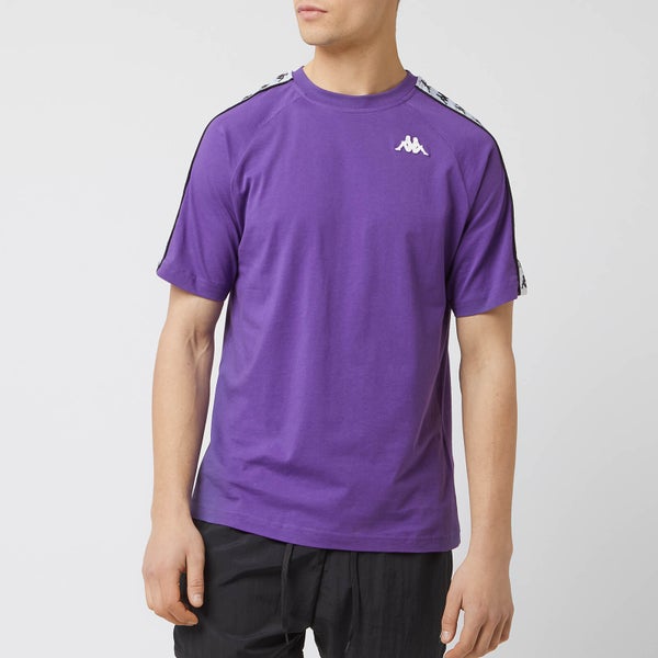 Kappa Men's Banda Coen Short Sleeve T-Shirt - Violet Black
