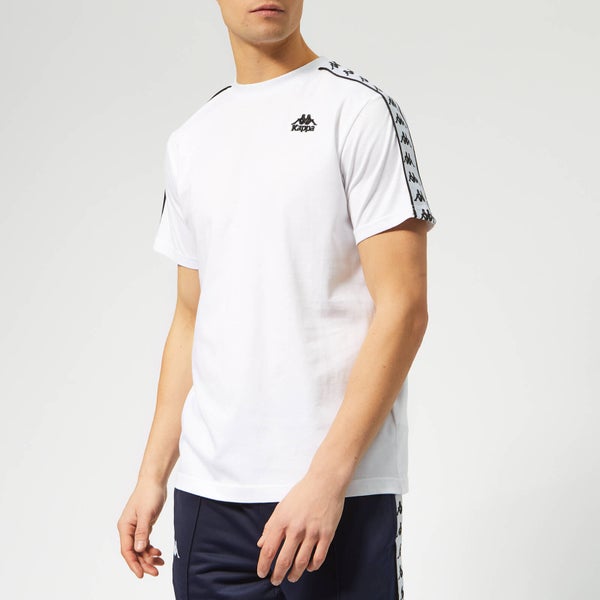 Kappa Men's Charlton Banda Short Sleeve T-Shirt - White
