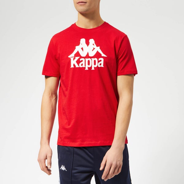 Kappa Men's Authentic Estessi Short Sleeve T-Shirt - Red