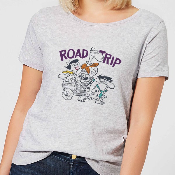The Flintstones Road Trip Women's T-Shirt - Grey