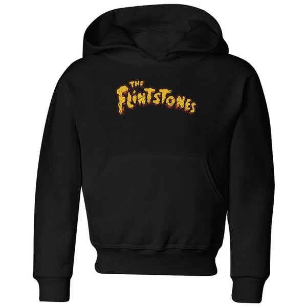 The Flintstones Logo Kids' Hoodie - Black