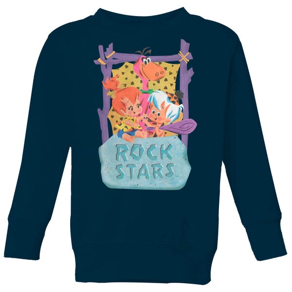 The Flintstones Rock Stars Kids' Sweatshirt - Navy